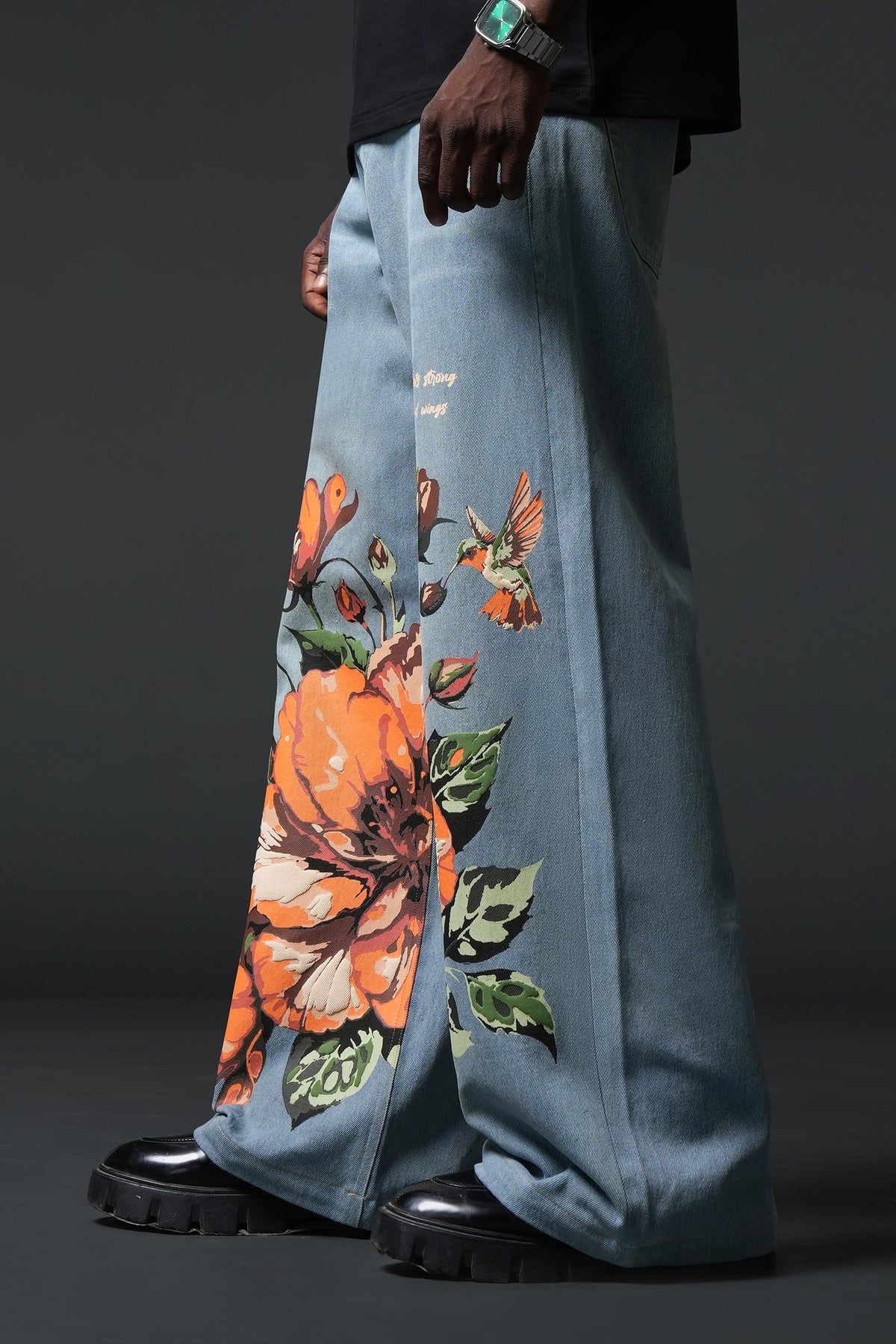 The Orange Bloom Denims